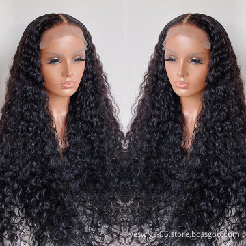 Raw Brazilian Kinky Curly Virgin Human Hair HD Full Transparent Lace Frontal Wig Cheap Wholesale Lace Front Human Hair Wig
